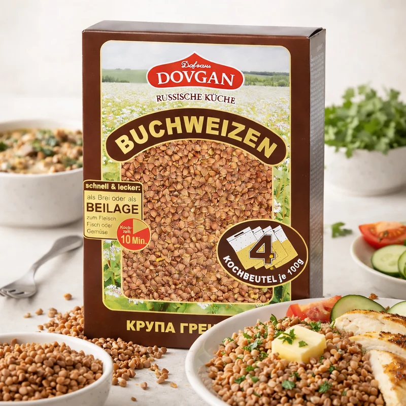 Dovgan Buchweizen im Kochbeutel, 400 g