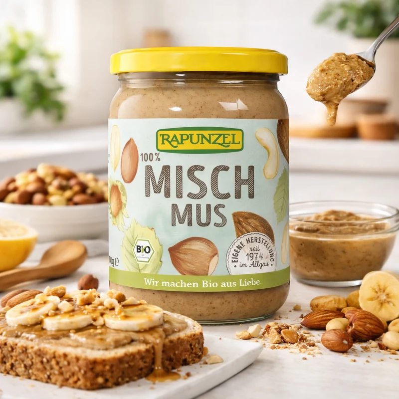 Rapunzel Bio Mischmus 4 Nuts, 250g