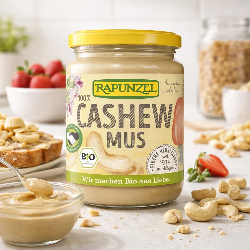 Rapunzel Bio Cashewmus 500g Glas
