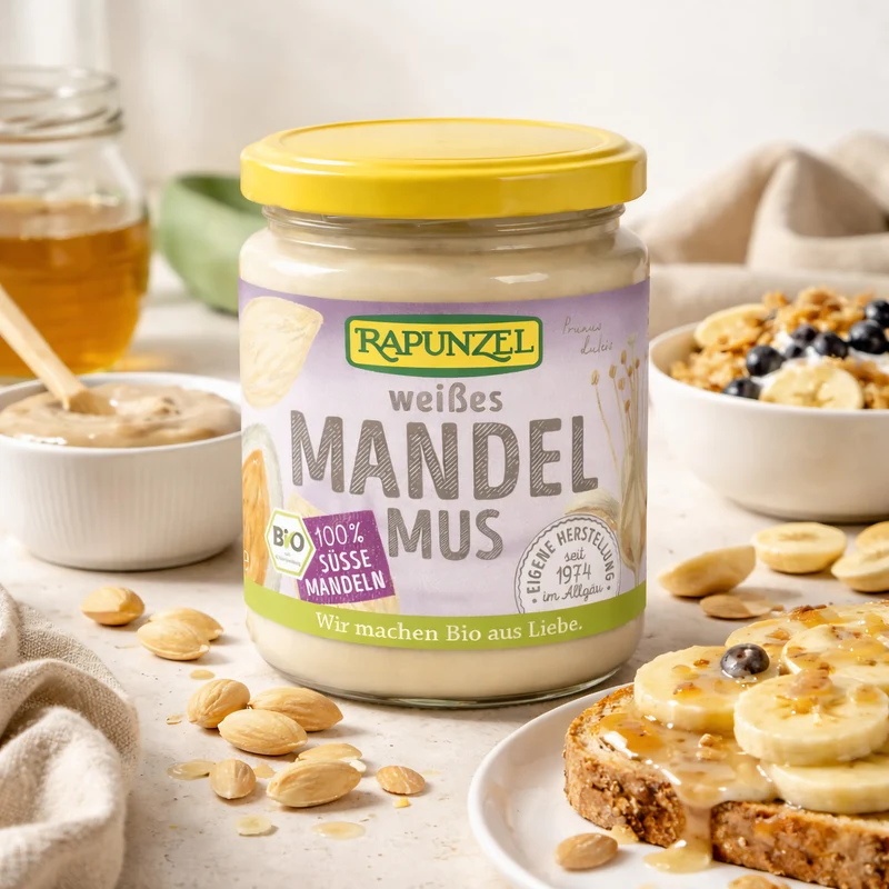 Rapunzel Bio Mandelmus weiß aus Europa - 250g