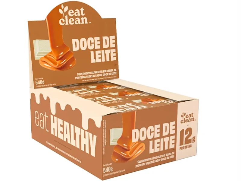 BARRA DE PROTEINA EAT CLEAN 12UN 45G - DUX NUTRITION