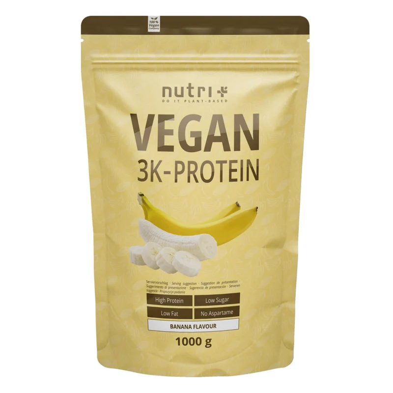 3K Protein Vegan VHEY 1000g Beutel von Nutri-Plus
