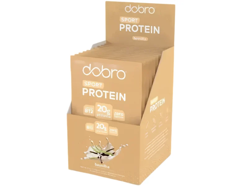 PROTEINA VEGANA SPORT PROTEIN 10X30G SACHÊ - DOBRO