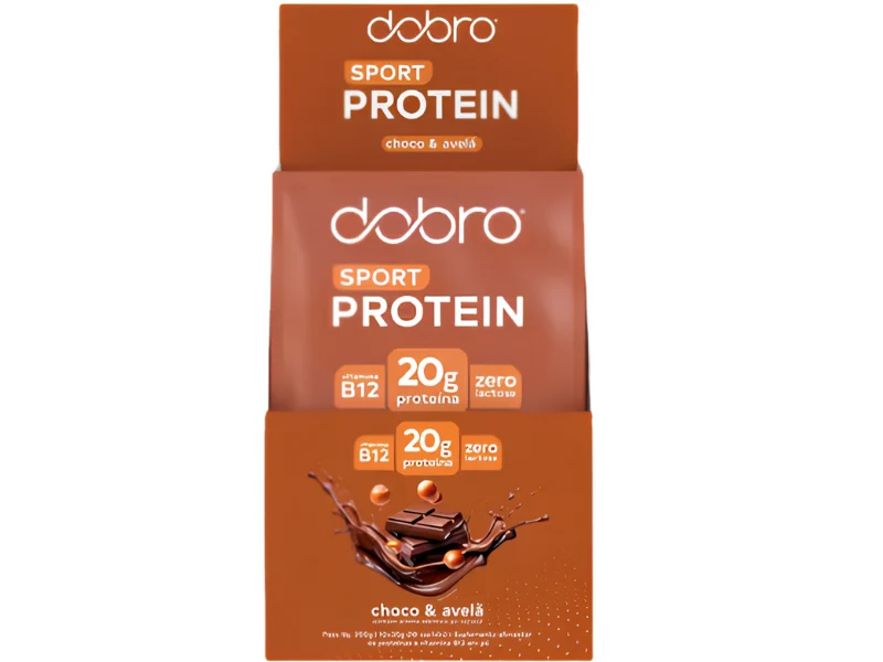 PROTEINA VEGANA SPORT PROTEIN 10X30G SACHÊ - DOBRO