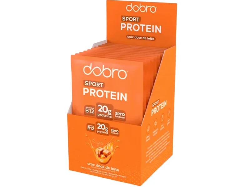 PROTEINA VEGANA SPORT PROTEIN 10X30G SACHÊ - DOBRO