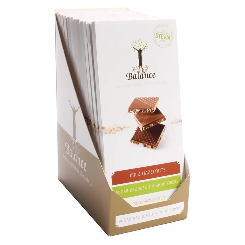Belgian Luxury Chocolate 12 x 85g Tafel von Balance