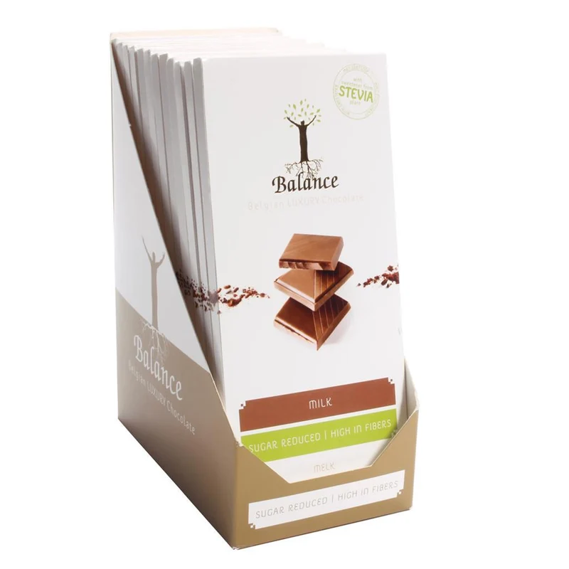 Belgian Luxury Chocolate 12 x 85g Tafel von Balance