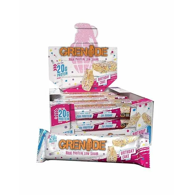 Protein Bar 12 x 60g Riegel von Grenade
