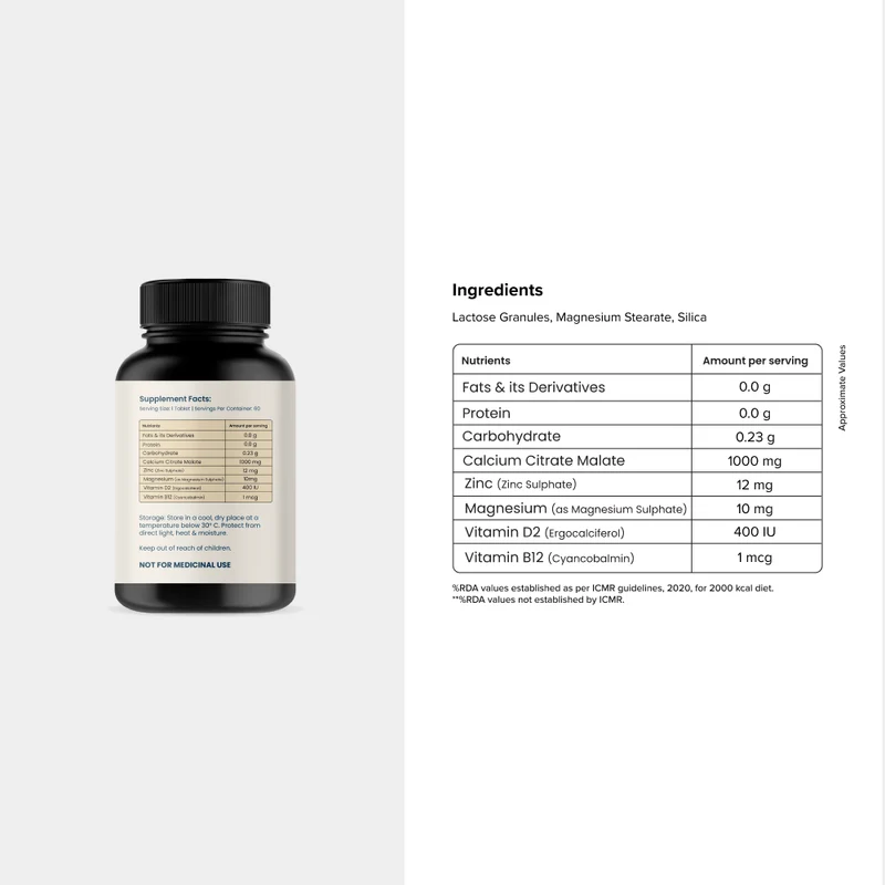 Calcium with Magnesium, Zinc