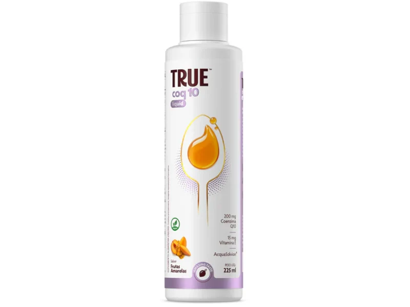 COENZIMA Q10 LIQUID FRUTAS AMARELAS 225ML - TRUE SOURCE