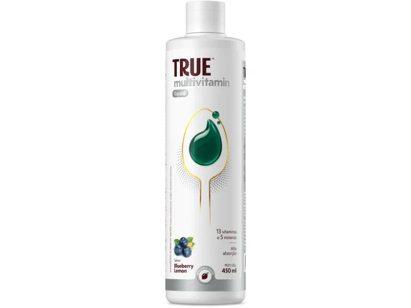 MULTIVITAMINICO LIQUID BLUEBERRY LEMON 450ML - TRUE SOURCE