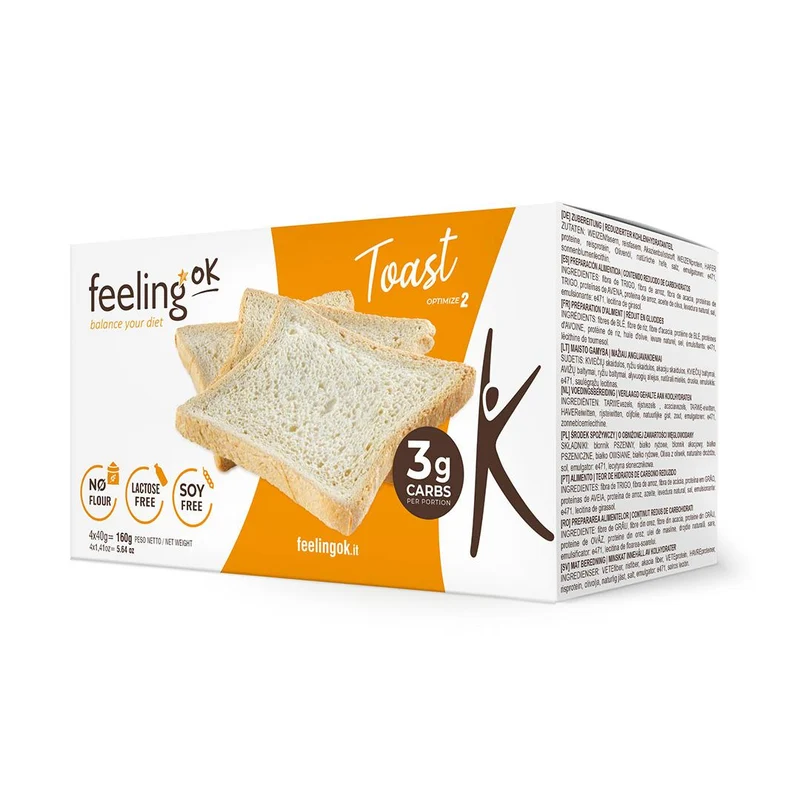 Toasts (Zwieback) Optimize 2 (20% Protein) 160g von Feeling OK