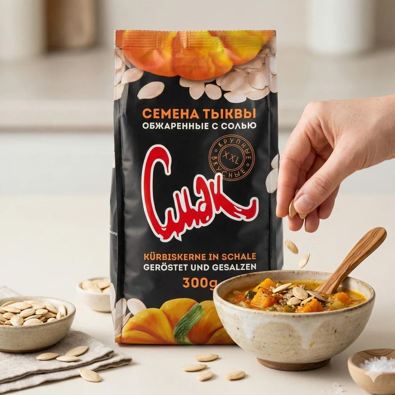 Dovgan Cmak Kürbiskerne ungeschält, geröstet und gesalzen, 300 g