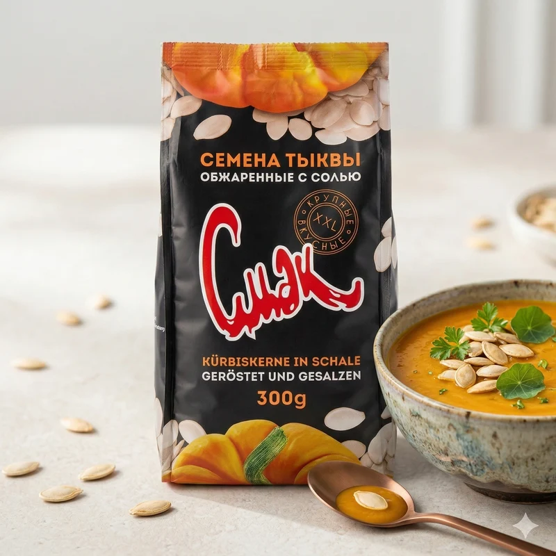 Dovgan Cmak Kürbiskerne ungeschält, geröstet und gesalzen, 300 g