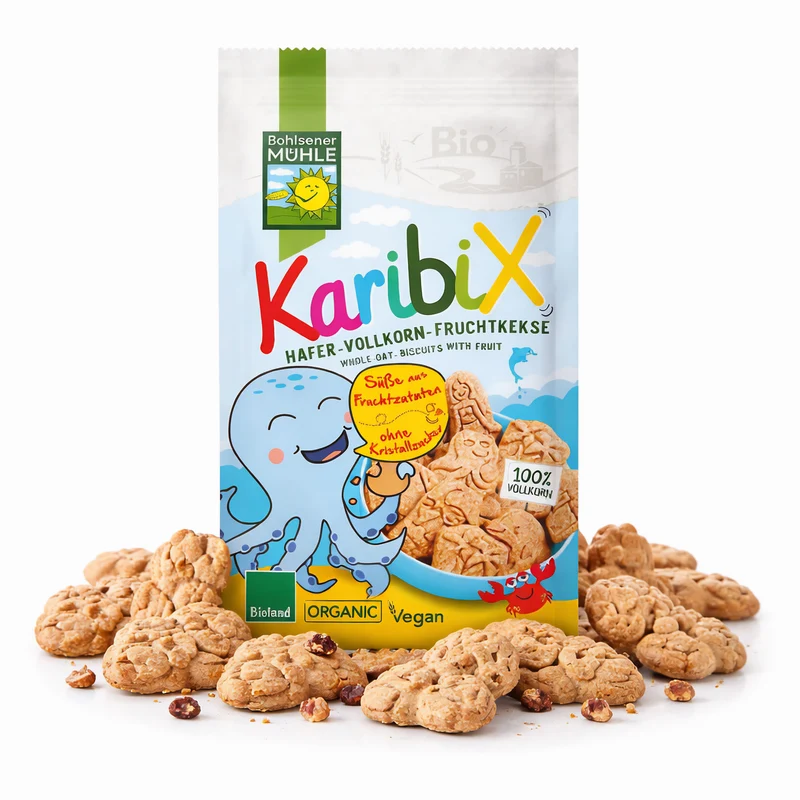 Bohlsener Mühle KaribiX Hafer-Vollkorn Fruchtkekse