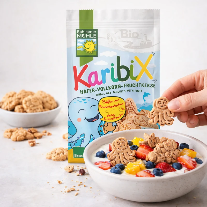 Bohlsener Mühle KaribiX Hafer-Vollkorn Fruchtkekse