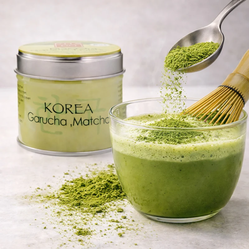 Cha Dô Korea Garucha Matcha Grünteepulver Dose 30g