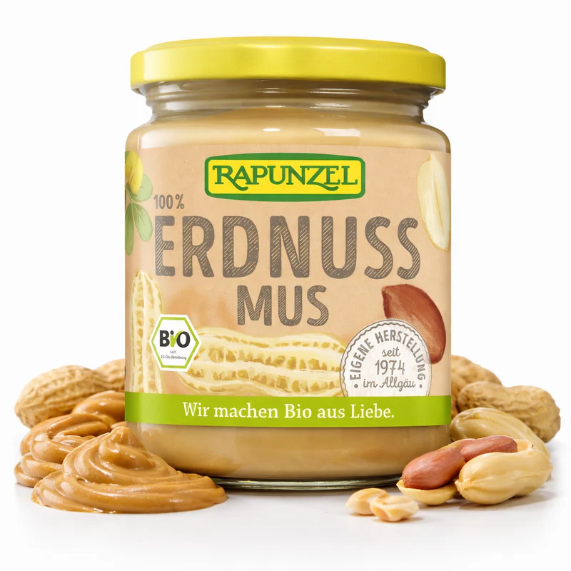 Rapunzel Bio Erdnussmus fein - 500g
