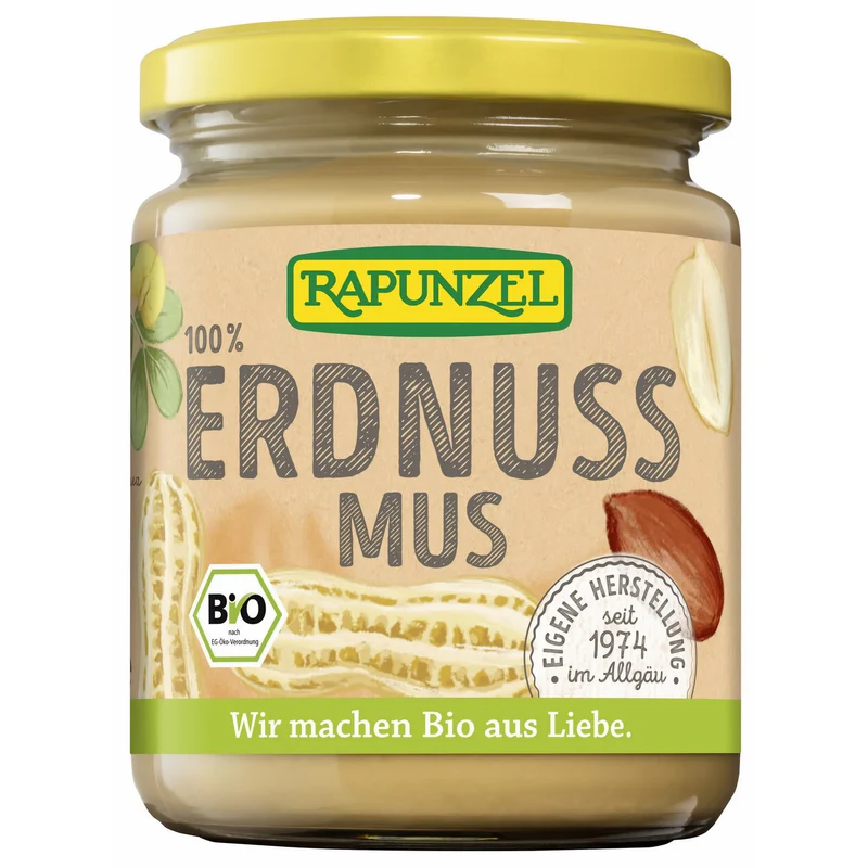 Rapunzel Bio Erdnussmus fein - 500g