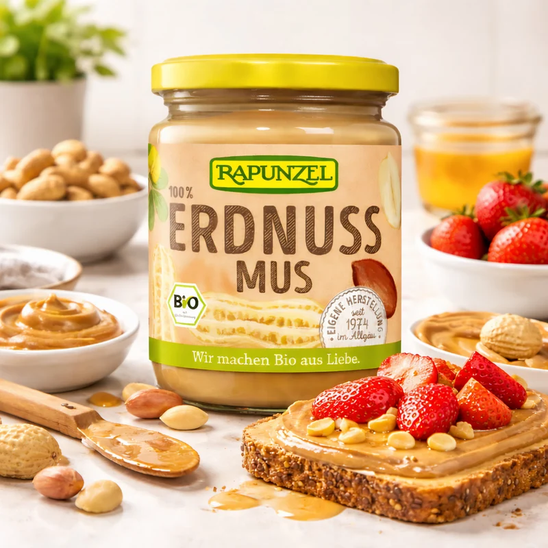 Rapunzel Bio Erdnussmus fein 250g