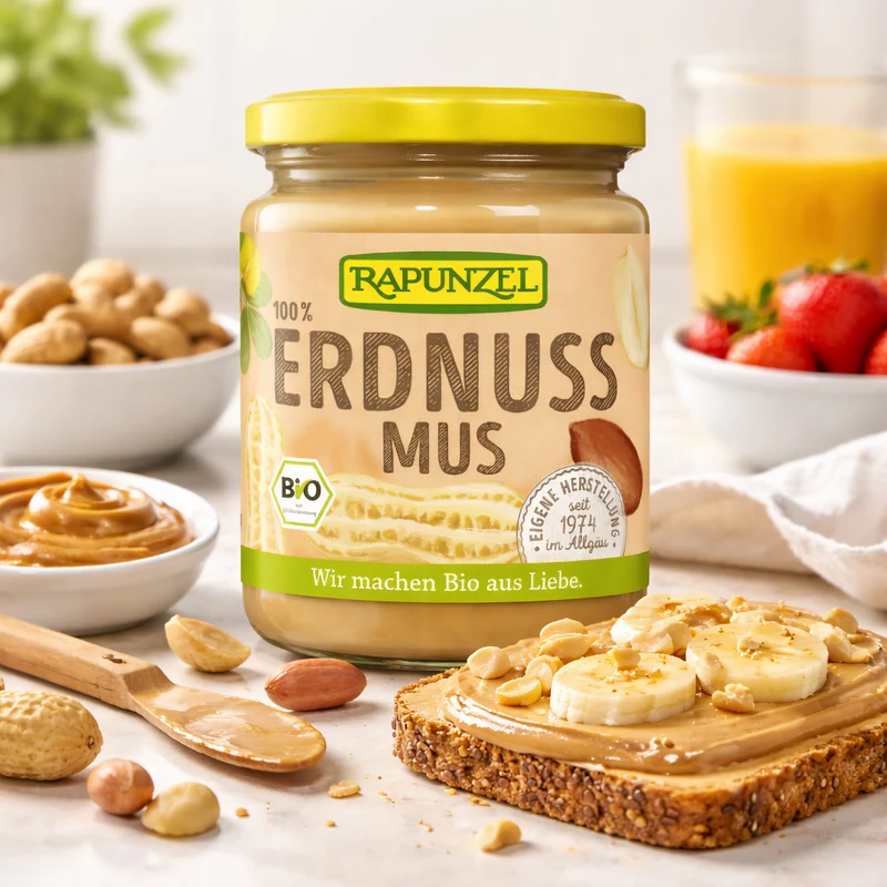 Rapunzel Bio Erdnussmus fein 250g