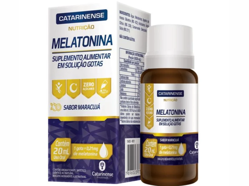 MELATONINA 20ML - CATARINENSE NUTRICAO