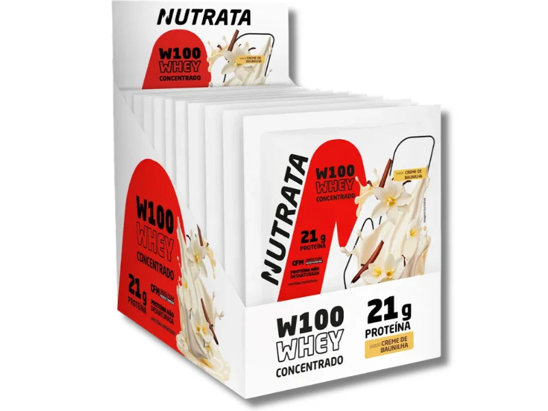 WHEY 100% 12X30G SACHÊ - NUTRATA