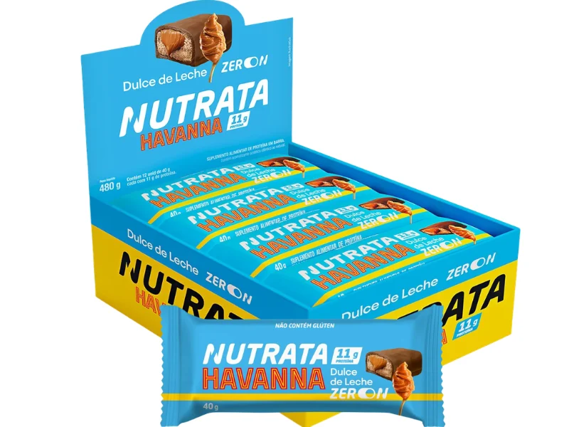 GREGO BAR HAVANNA ZERO 12UN 40G - NUTRATA