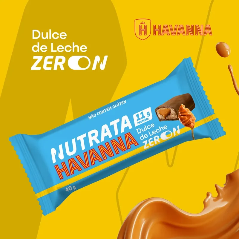 GREGO BAR HAVANNA ZERO 12UN 40G - NUTRATA