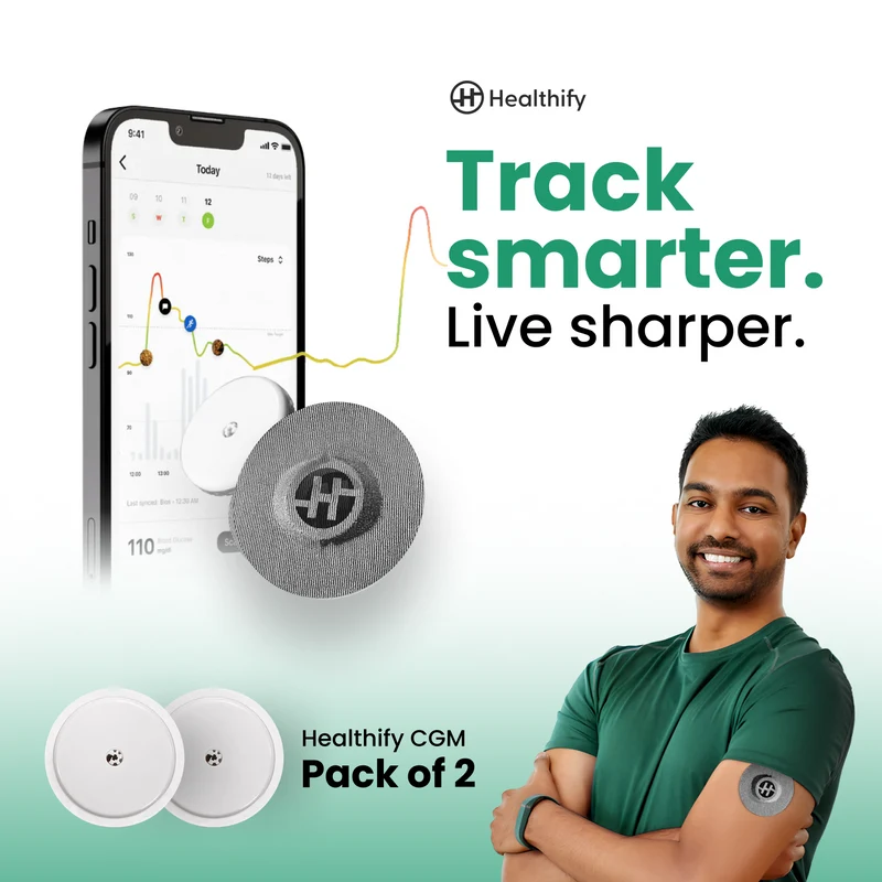Healthify Smart CGM Plan (Pack of 2)