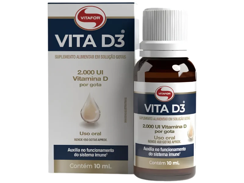 VITA D3 GOTAS 10ML - VITAFOR