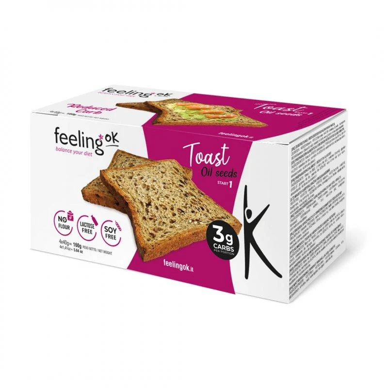 Toasts (Zwieback) + Protein (32-44% Protein) 160g von Feeling OK