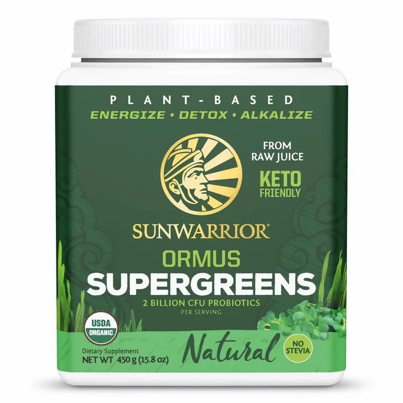 Sunwarrior Ormus Super Greens, 226 g Dose, Natural
