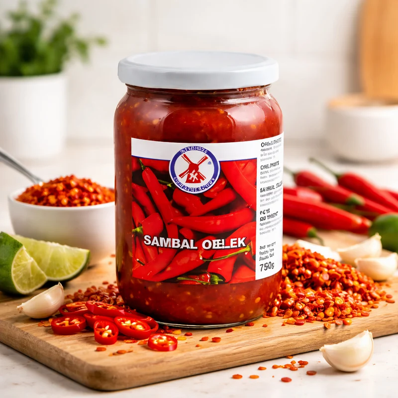 Sambal Oelek SCHARF Chili Paste 750g
