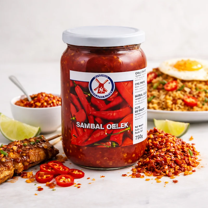 Sambal Oelek SCHARF Chili Paste 750g