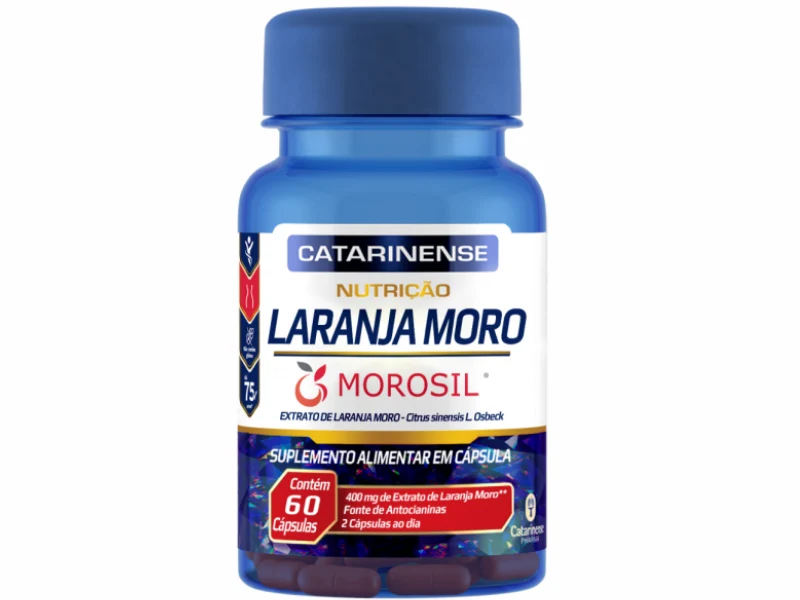LARANJA MORO 400MG 60CAPS - CATARINENSE NUTRICAO