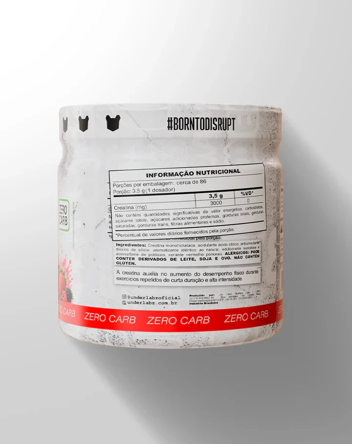 CREATINA BORNTODISRUPT 300G - UNDER LABZ