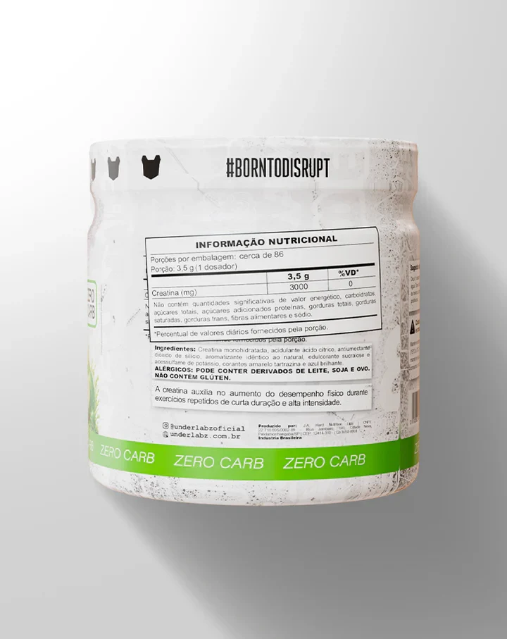 CREATINA BORNTODISRUPT 300G - UNDER LABZ