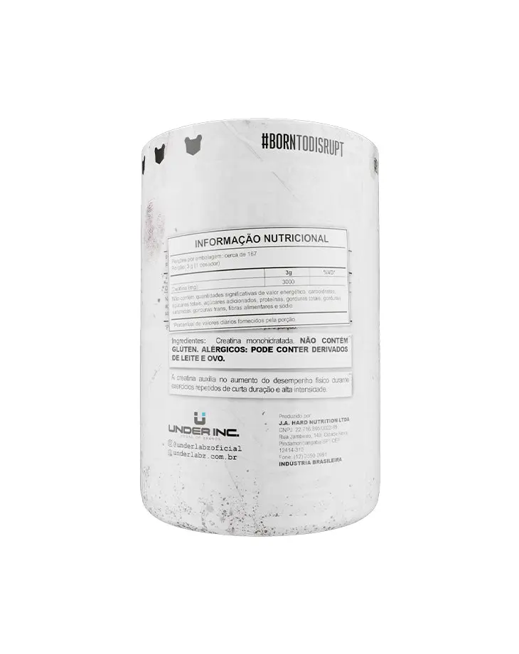 CREATINA BORNTODISRUPT 500G - UNDER LABZ