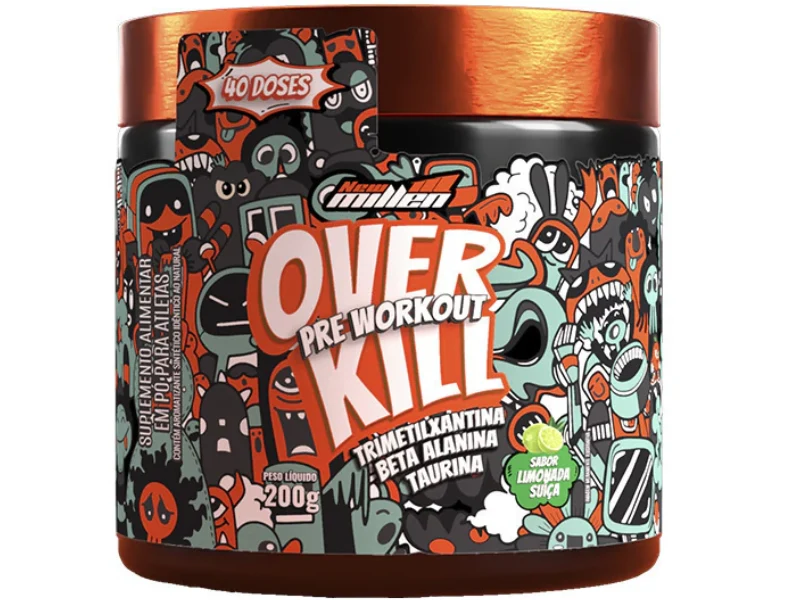 PRÉ-TREINO OVERKILL 200G - NEW MILLEN