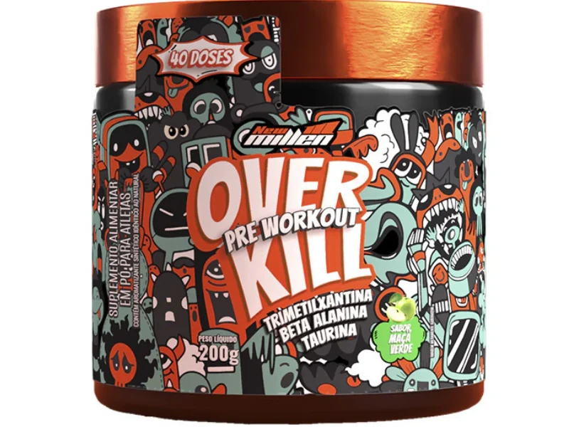 PRÉ-TREINO OVERKILL 200G - NEW MILLEN