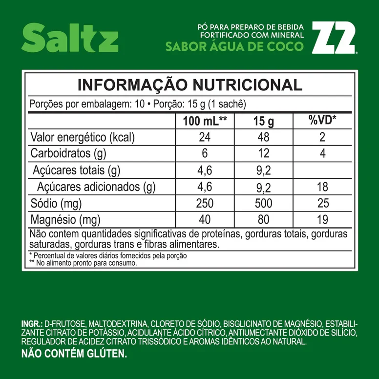 SALTZ 500 CAIXA C/ 10UN 15G - Z2