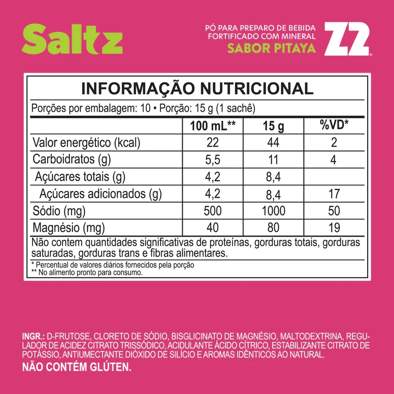 SALTZ 1000 CAIXA C/ 10UN 15G - Z2