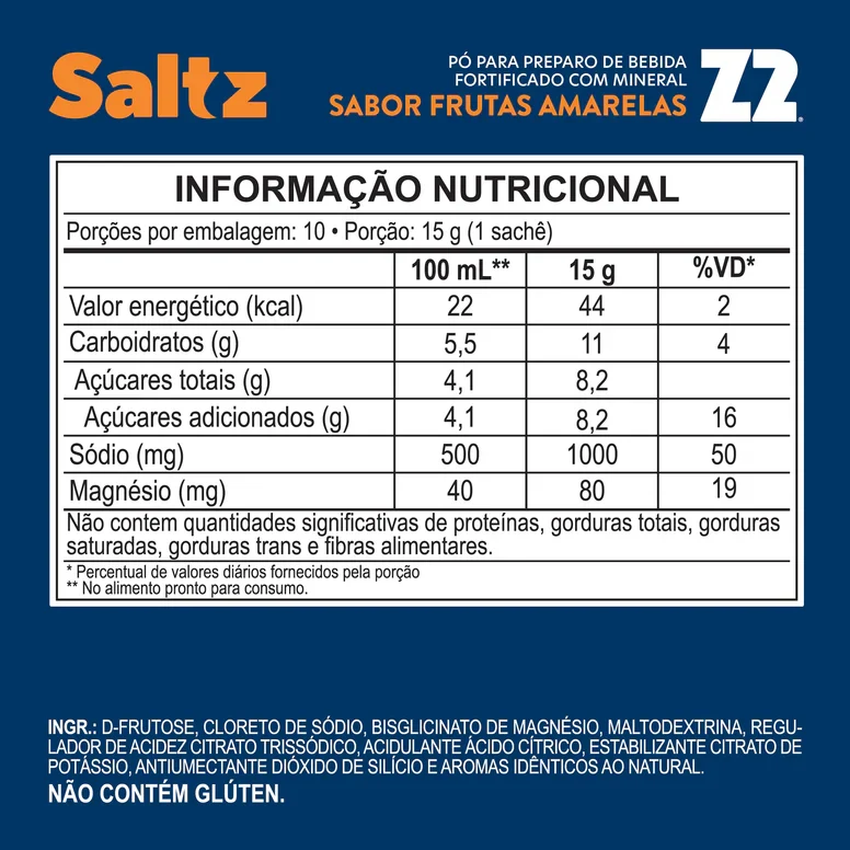 SALTZ 1000 CAIXA C/ 10UN 15G - Z2