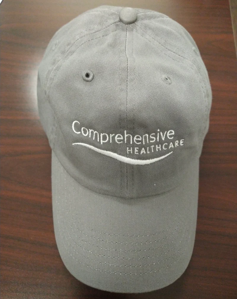 Cotton Washed Cap - Solid - Embroidered