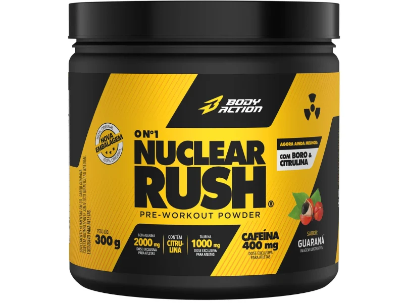 PRÉ - TREINO NUCLEAR RUSH 300G - BODYACTION