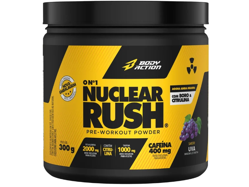 PRÉ - TREINO NUCLEAR RUSH 300G - BODYACTION