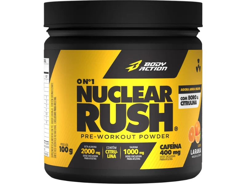 PRÉ - TREINO NUCLEAR RUSH 100G - BODYACTION