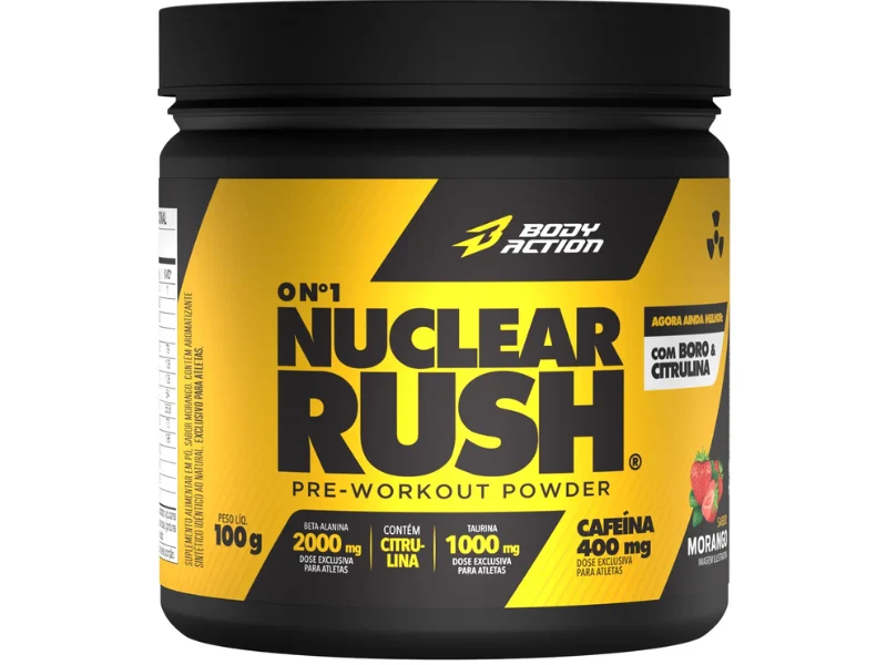 PRÉ - TREINO NUCLEAR RUSH 100G - BODYACTION