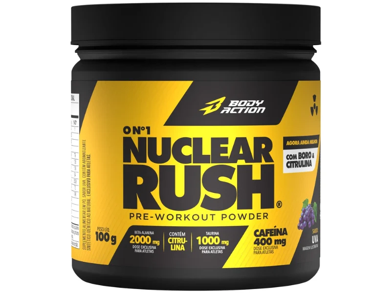 PRÉ - TREINO NUCLEAR RUSH 100G - BODYACTION
